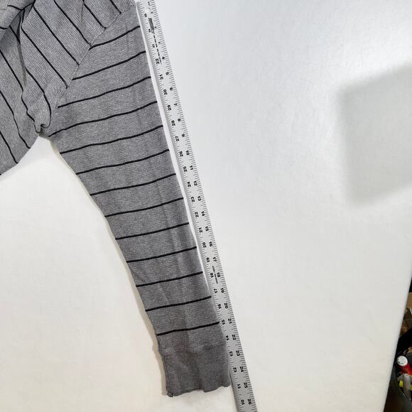 Route 66 Polo Shirt Men's XL 3-Button Pullover Long Sleeve Waffle Weave - Picture 7 of 9